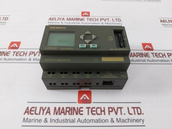 Siemens 6ed1 052-1md00-0ba7 Logic Module With Display 240v