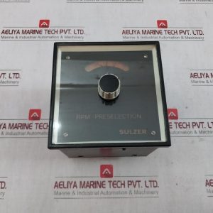 Sulzer Rpm-Preselection Meter