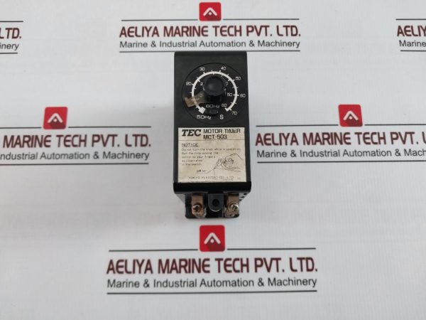 Tec Mct-503 Motor Timer 110v