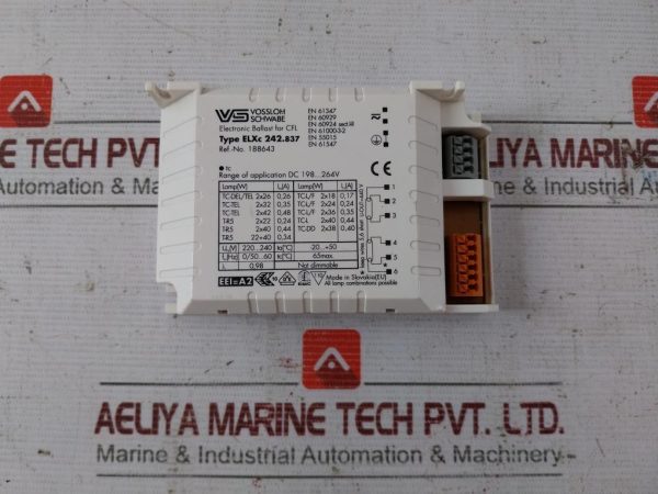 Vossloh Schwabe Elxc 242.837 Electronic Ballast For Cfl 440v