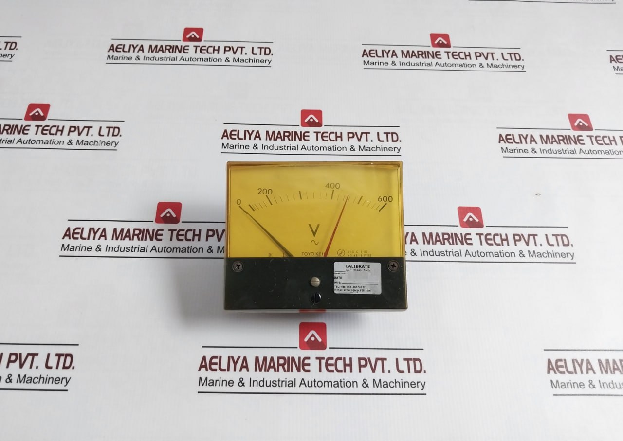 Toyo Keiki Acf-12nb Volt Meter 600v