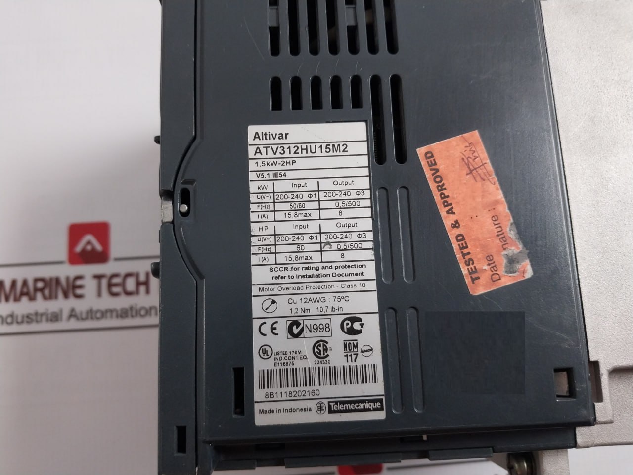 Telemecanique Atv312hu15m2 Speed Drive 240v - Image 5