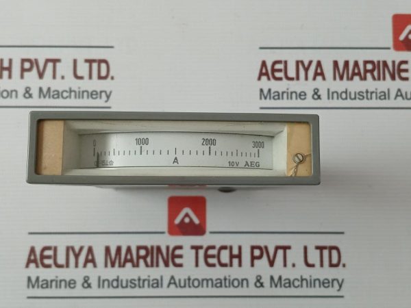 Aeg 0-3000 A Ampere Meter 10v