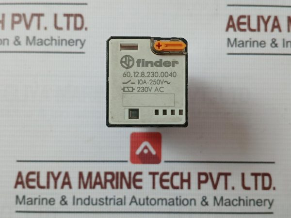 Finder 60.12.8.230.0040 Plug In Power Relay 250v