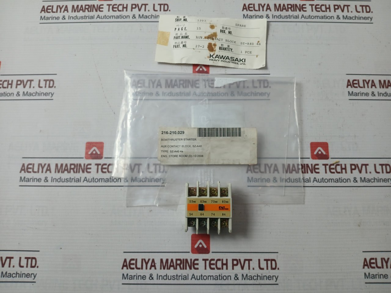 Fuji Electric Sz-A40 Auxiliary Contact Block 10a