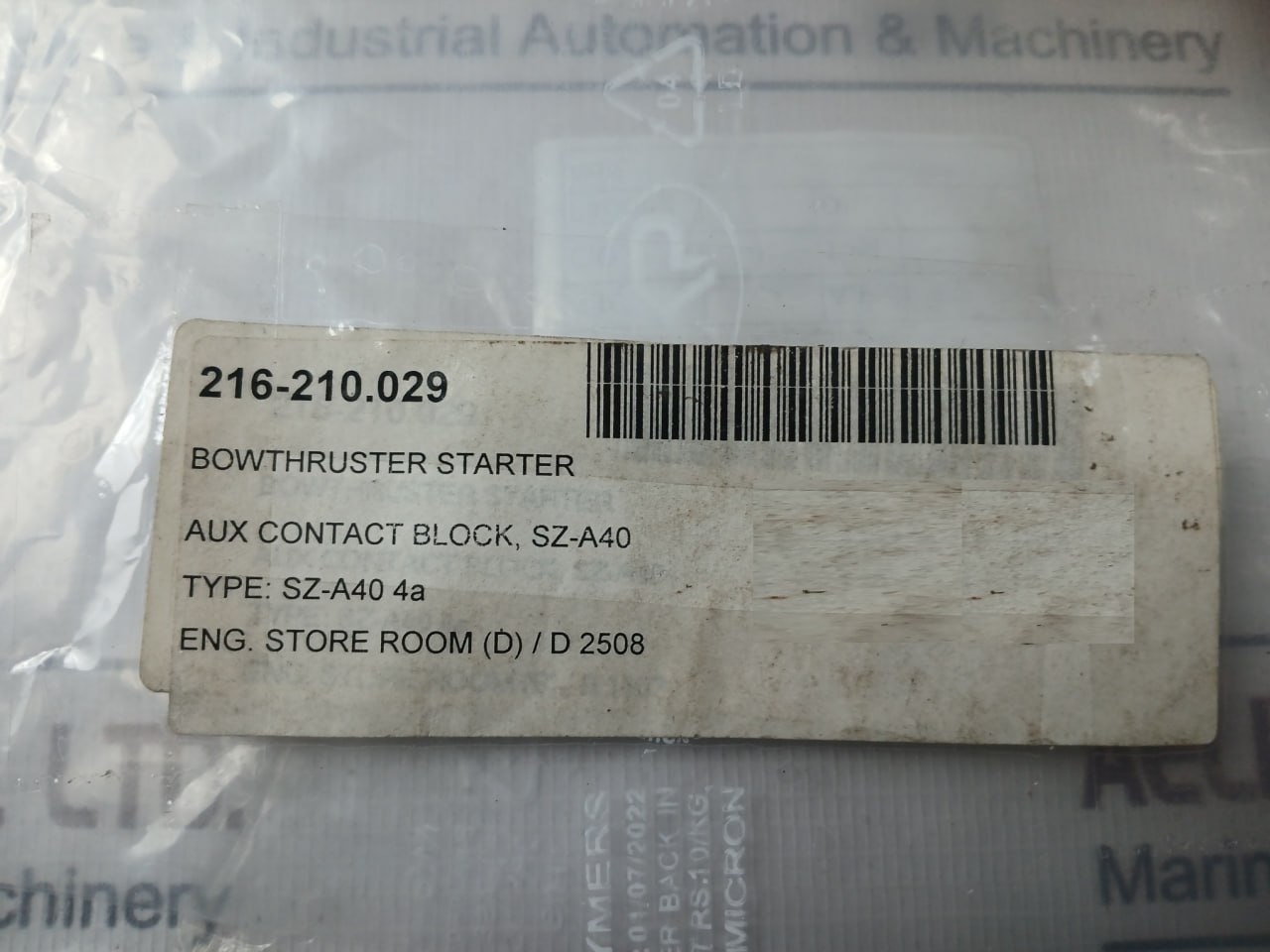 Fuji Electric Sz-A40 Auxiliary Contact Block 10a - Image 5