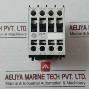 General Electric Rl4ra040t Auxiliary Contactor Relay 230v