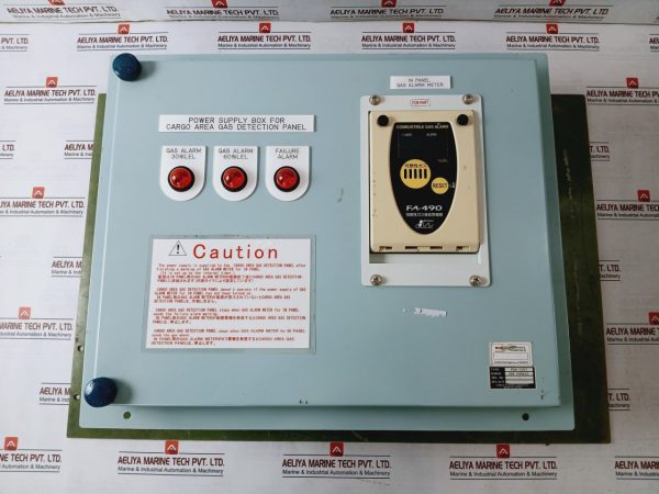 Komyo Rikagaku Kogyo Psa-1207 Power Supply Box For Cargo Area Gas Detection Panel