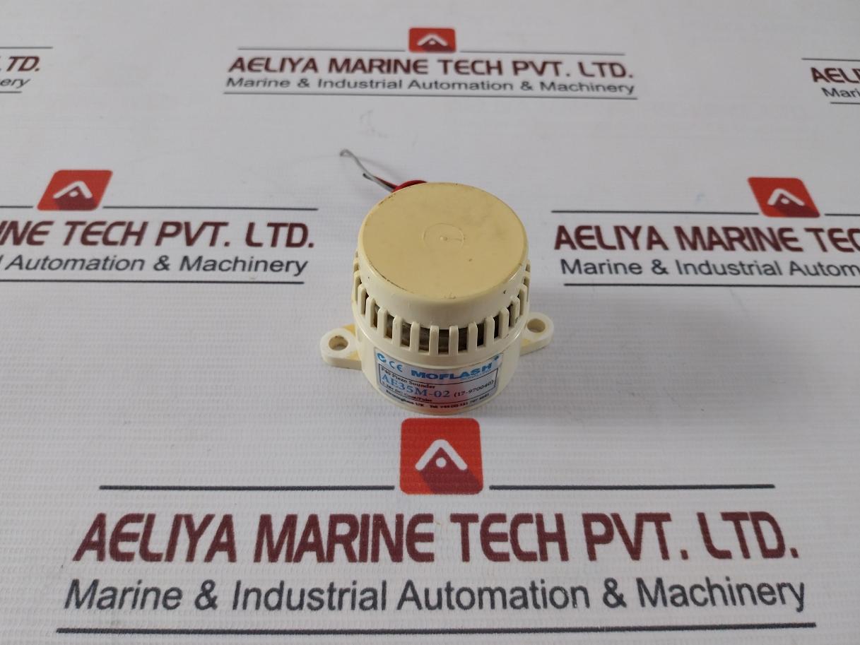 Moflash Signalling Ae35m-02 Piezo Sounder Buzzer 28v