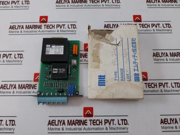 Mtt Ms2302 Isolation Amplifier Printed Circuit Board 24v