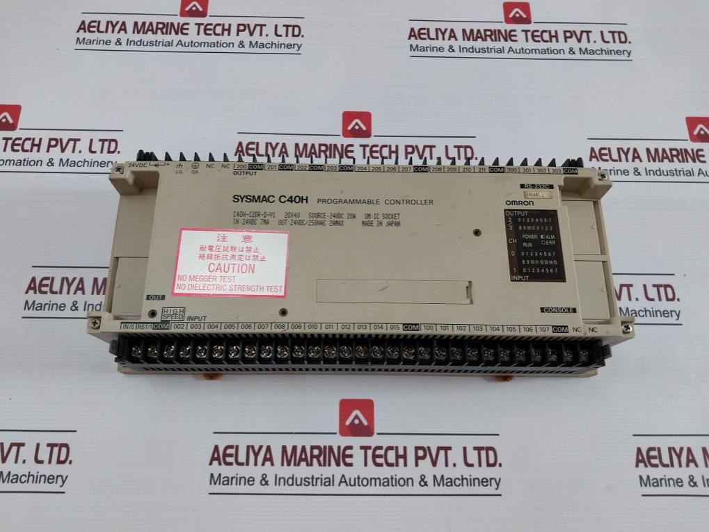 Omron C40h-C2dr-D-V1 Programmable Controller 24v