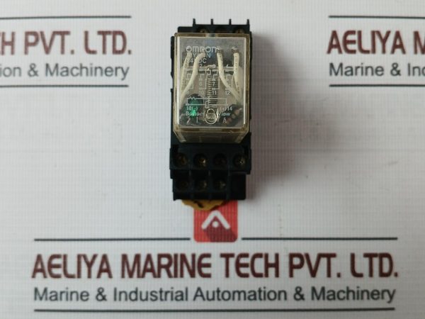 Omron My4i4n Power Relay W Socket 240v