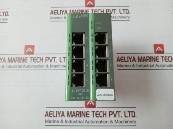 Phoenix Contact Fl Switch Lm 8tx Industrial Ethernet Switch 24v