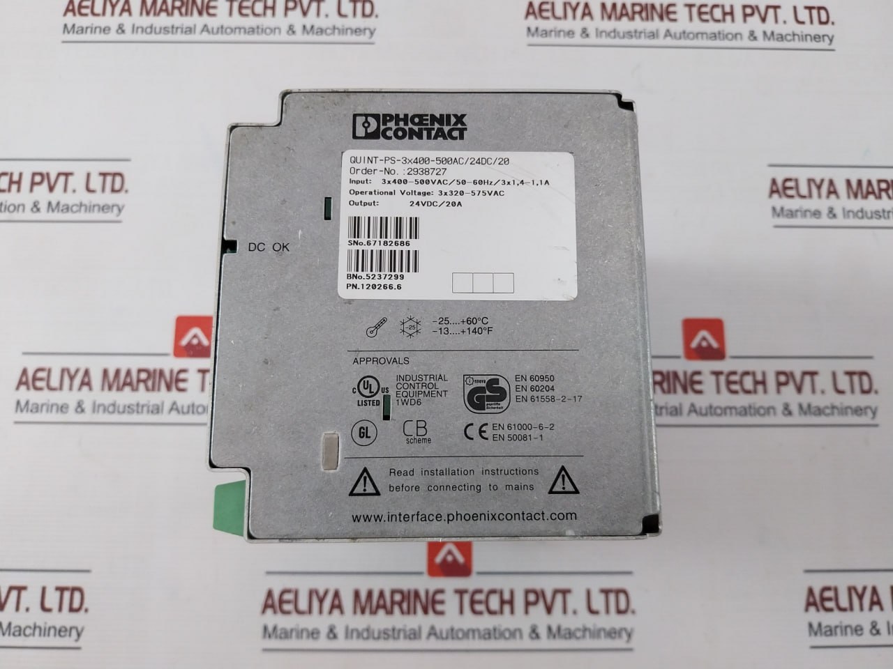 Phoenix Contact Quint-Ps-3x400-500ac/24dc/20 Quint Power Supply 500v - Image 6