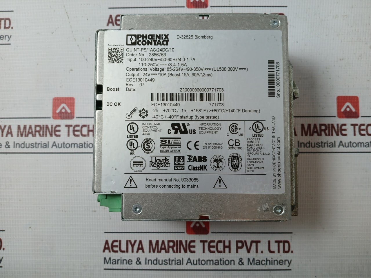 Phoenix Contact Quint-Ps/1ac/24dc/10 Power Supply 240v - Image 5