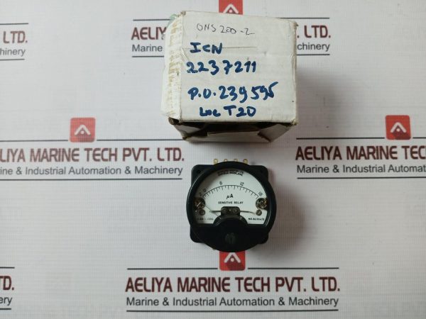 Sangamo Weston Be32678 Analog Sensitive Relay Meter