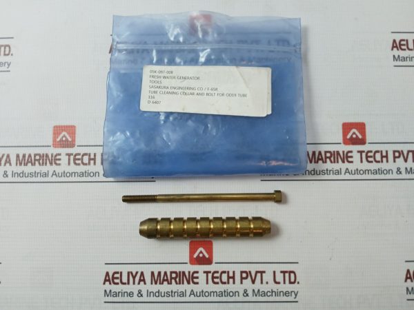 Sasakura Engineering Tube Cleaning Collar And Bolt F/ Fresh Water Generator