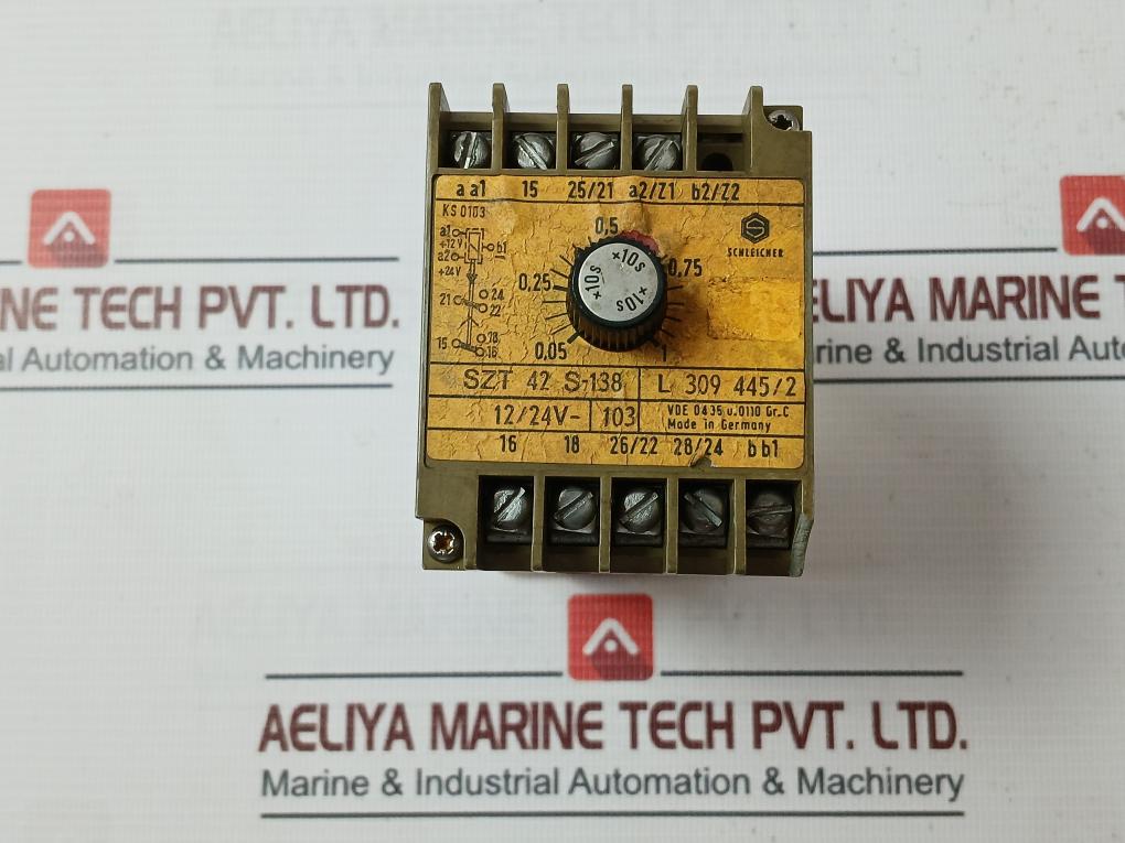 Schleicher Szt 42 S-138 Time Delay Relay 24v