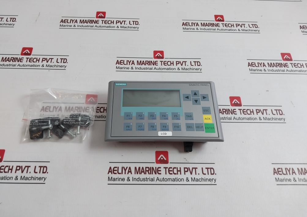 Siemens 1p 6av6 647-0ah11-3ax0 Hmi Basic Panel 24v