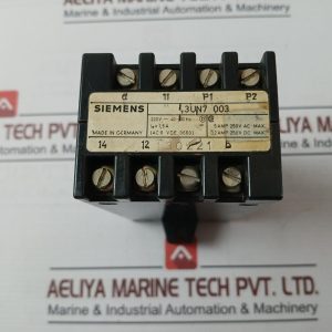 Siemens 3un7 003 Power Relay Motor Protection 250v