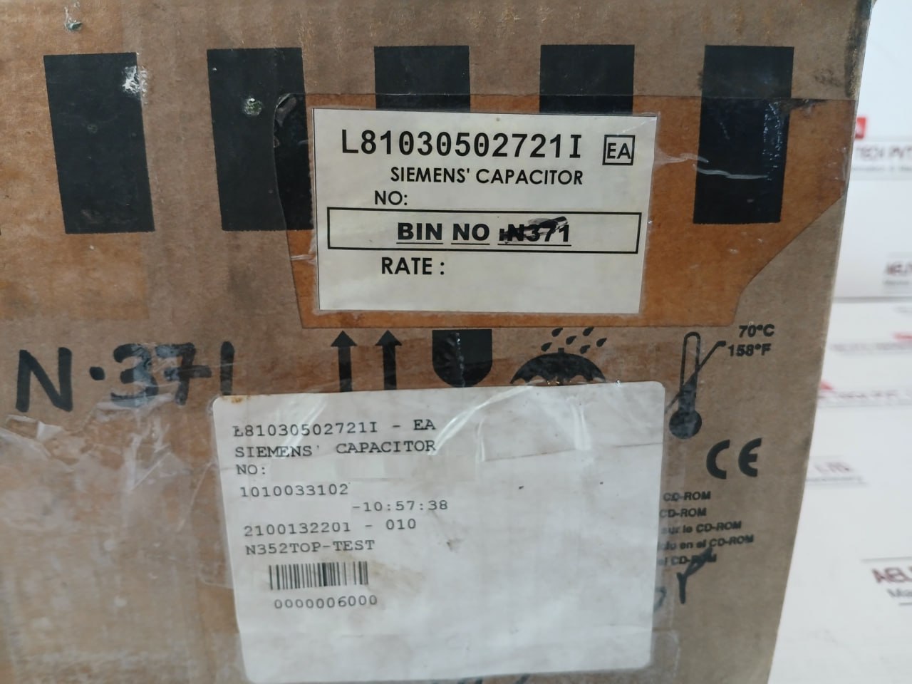 Siemens 6se7025-0tp87-2dd0 Masterdrives Capacitor Module 650v - Image 7