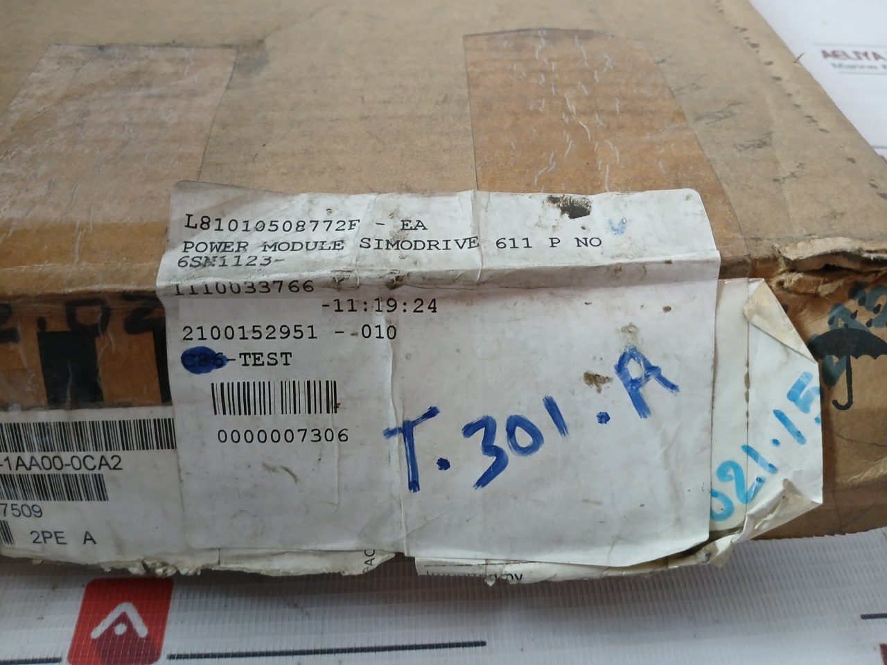 Siemens 6sn1123-1aa00-0ca2 Simodrive 611 P No Power Module Lt-Modul - Image 5