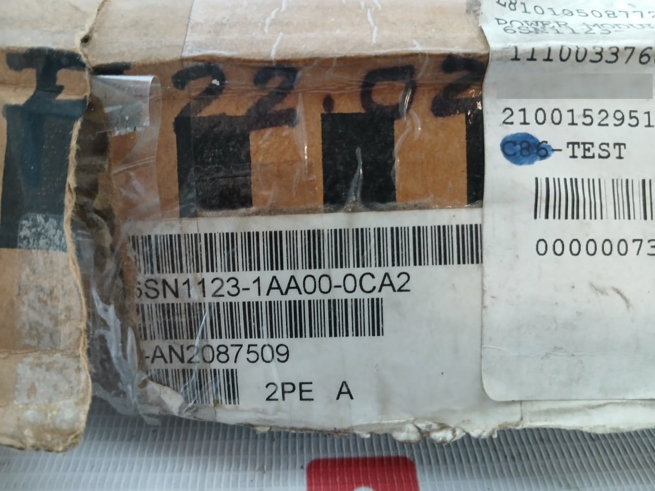 Siemens 6sn1123-1aa00-0ca2 Simodrive 611 P No Power Module Lt-Modul - Image 6