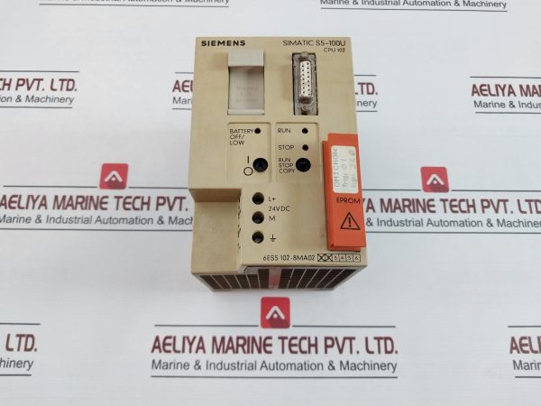 Siemens Omicron 6es5 102-8ma02 Central Processing Unit 24v