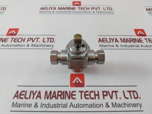 Swagelok Ss-83xpf4 High Pressure 3-Way Ball Valve