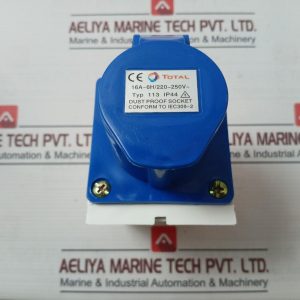 Total 113 Ip44 Dustproof Industrial Socket 250v