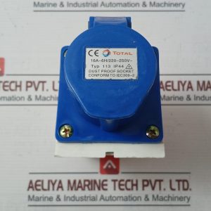 Total 113 Ip44 Dustproof Industrial Socket 250v
