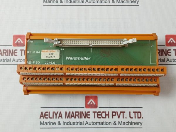 Weidmuller Rs-F 60 2246.6 Interface Terminal Board Module