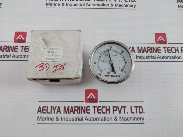 Weksler By12yvc4cw Pressure Gauge