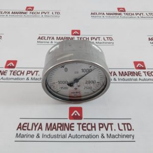 Wika -1500 To 2500 Mmwc Pressure Gauge