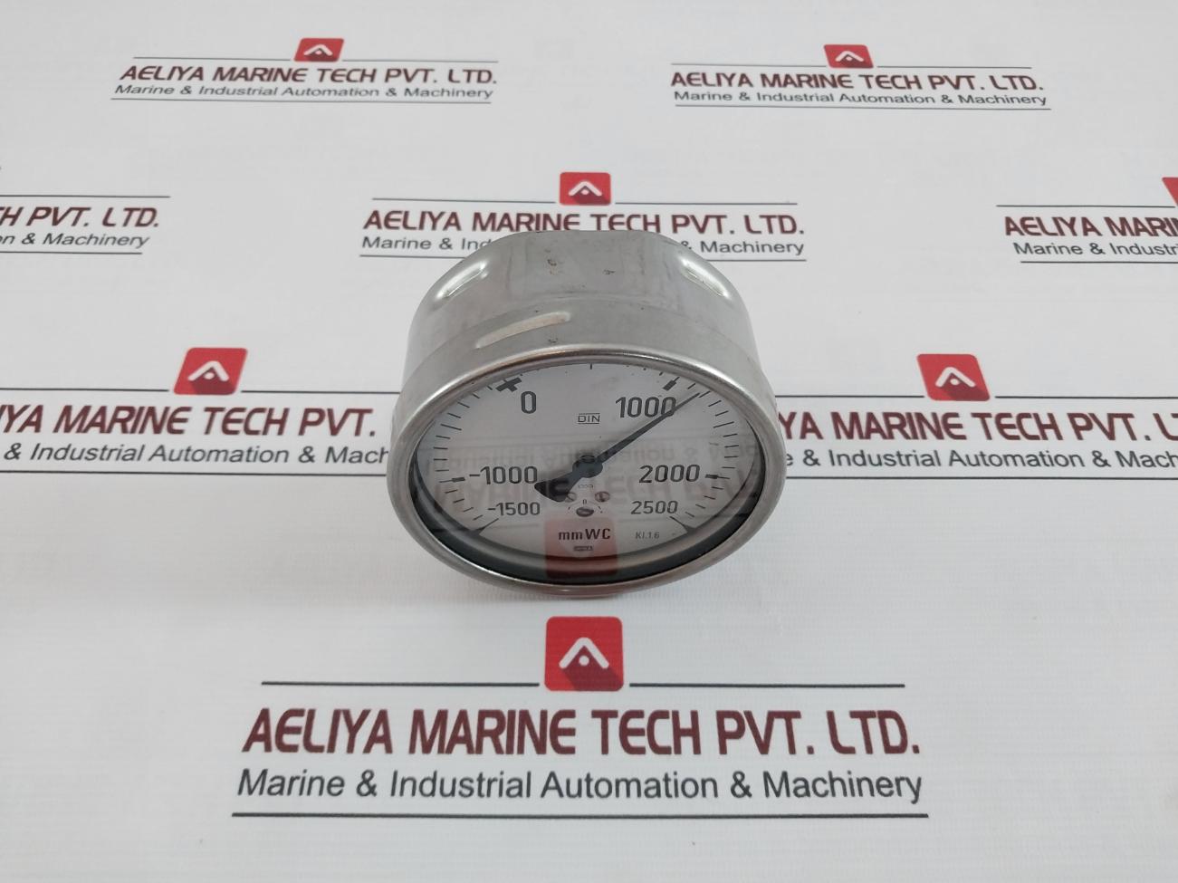 Wika -1500 To 2500 Mmwc Pressure Gauge