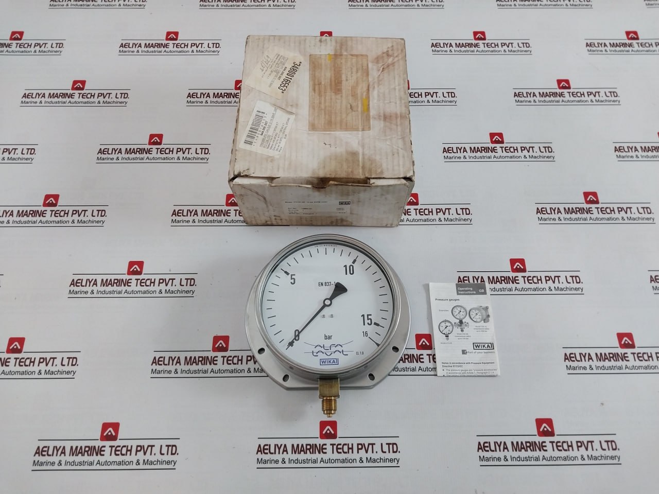 Wika En 837-1 Pressure Gauge 16bar