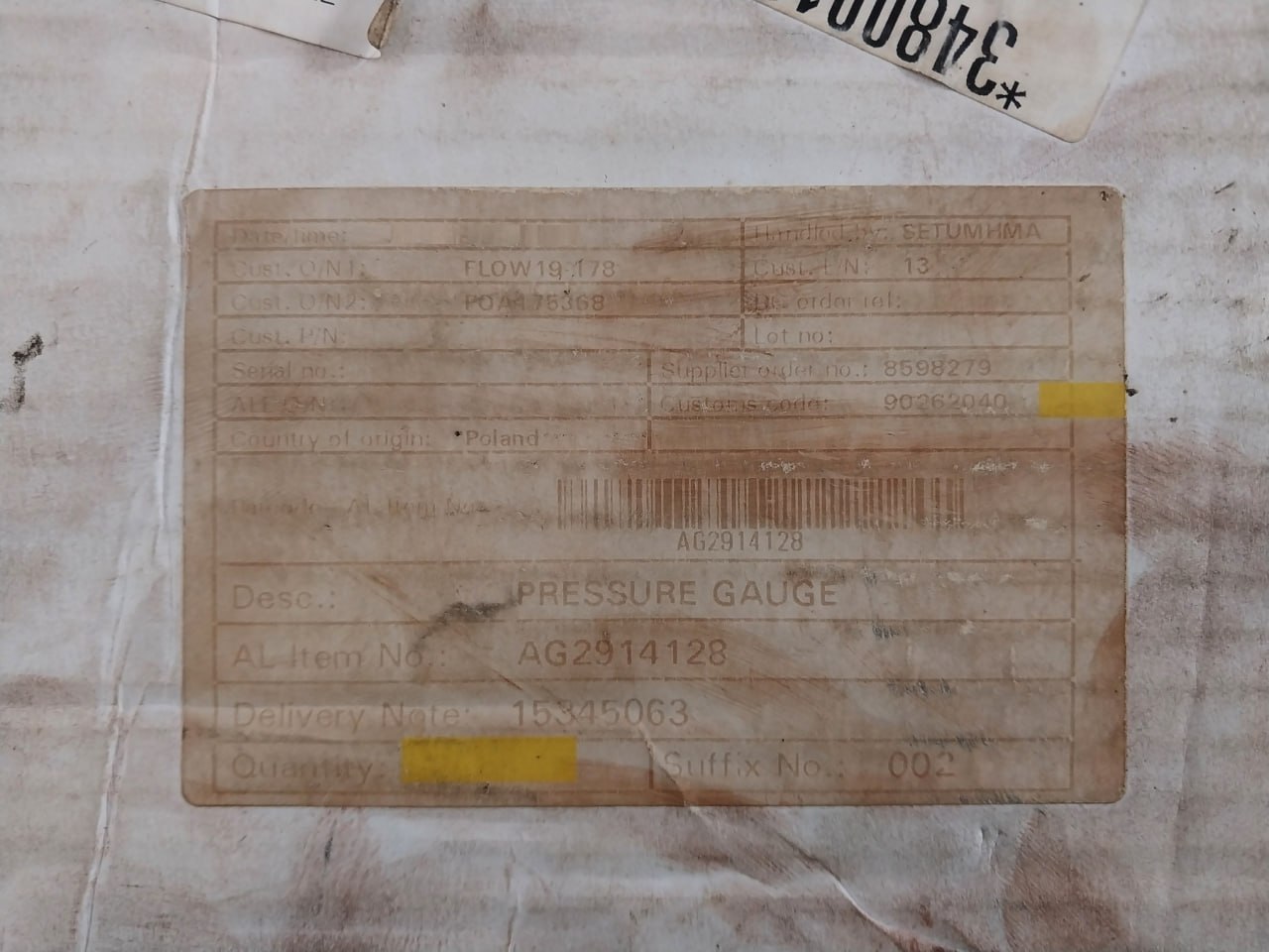 Wika En 837-1 Pressure Gauge 16bar - Image 8