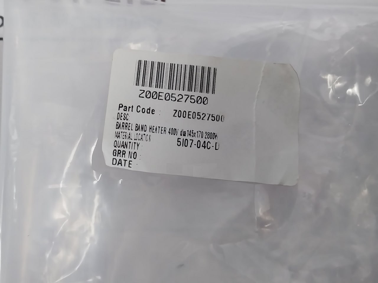 Z00e05275-E Barrel Band Heater 400v - Image 5