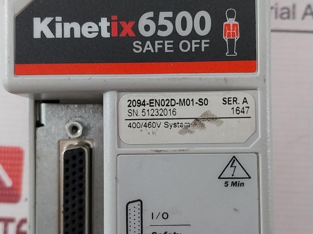 Allen-Bradley 2094-En02d-M01-S0 Safe Off Control Module 460v - Image 5