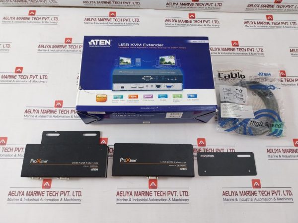 Aten Ce770 Usb Kvm Extender To Kvm Switch Local Remote Unit Set 30v