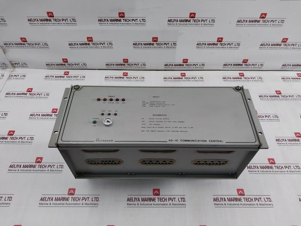 Autronica Kd 10 Com Central Engine Control Alarm System