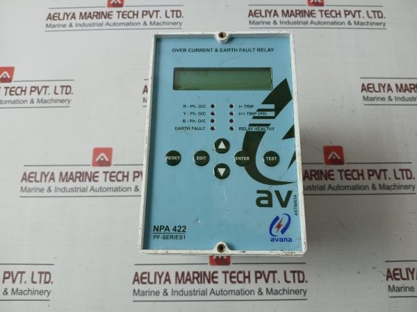 Avana Npa 422 Over Current & Earth Fault Relay 60v