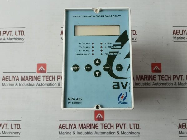 Avana Npa 422 Over Current & Earth Fault Relay 60v