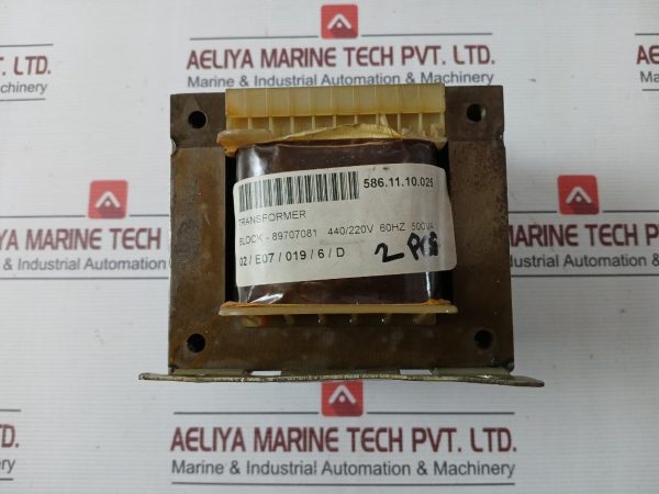 Block B 9707081 Transformer 440v