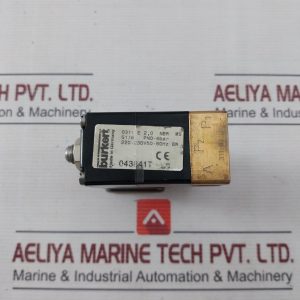 Burkert 0311 E 2,0 Nbr Ms Plunger Solenoid Valve 230v