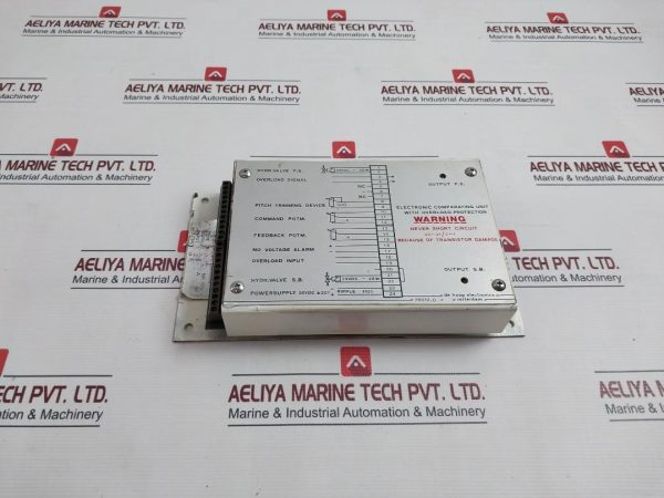 De Hoop Electronics 78.012.02 Electronic Comparating Unit With Overload Protection 24v