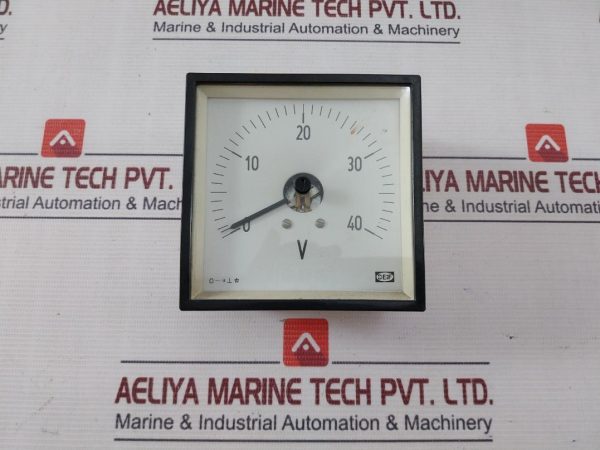 Deif 0-40v Analog Panel Volt Meter