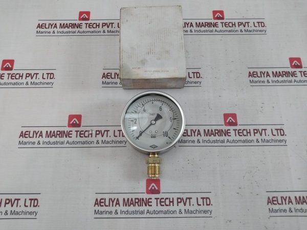 Empeo 0 To 10 Bar Pressure Gauge