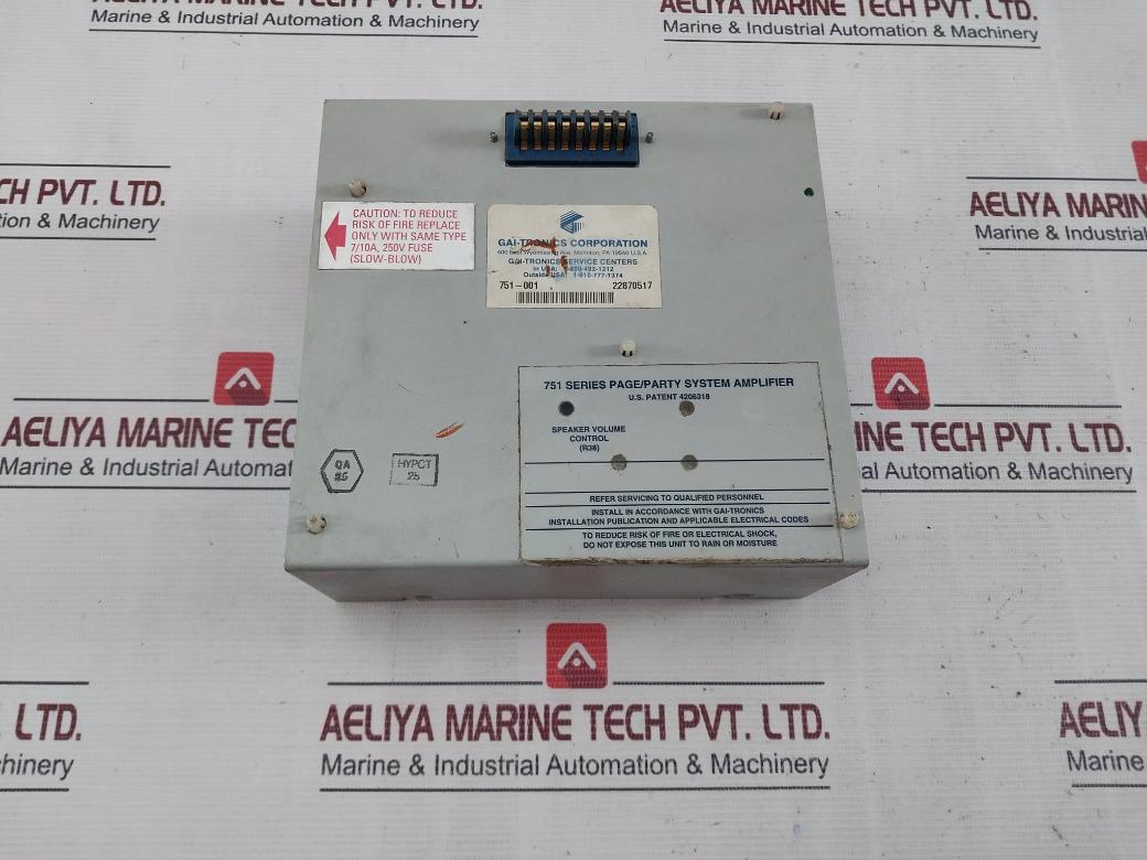 Gai-Tronics 751-001 PageParty System Amplifier
