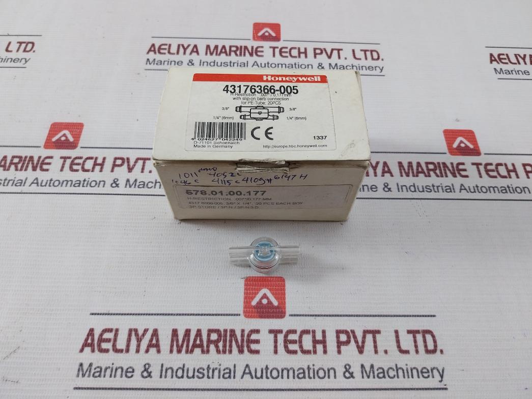 Honeywell 43176366-005 H-Restriction.0050,127mm With Slip-On Barb Connection